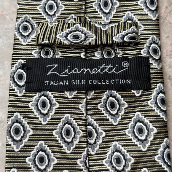 Zianetti Italian Silk Collection Men’s 100% Silk Neck Tie Career Dress Formal - Picture 2 of 5